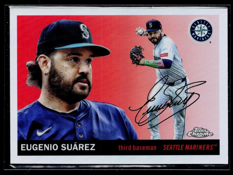 2025 Topps Chrome Platinum #133 Eugenio Suárez Refractors