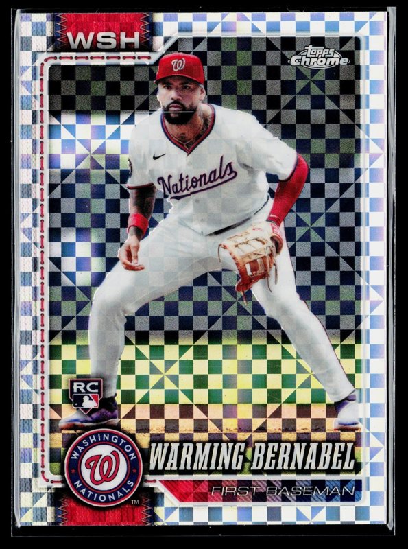 2026 Topps Chrome #247 Warming Bernabel X-Fractors