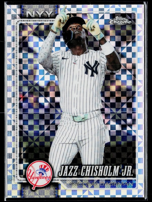 2026 Topps Chrome #61 Jazz Chisholm Jr. X-Fractors