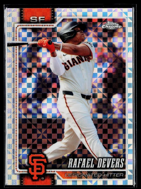 2026 Topps Chrome #183 Rafael Devers X-Fractors
