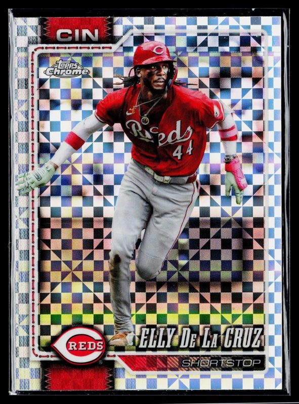 2026 Topps Chrome #279 Elly De La Cruz X-Fractors