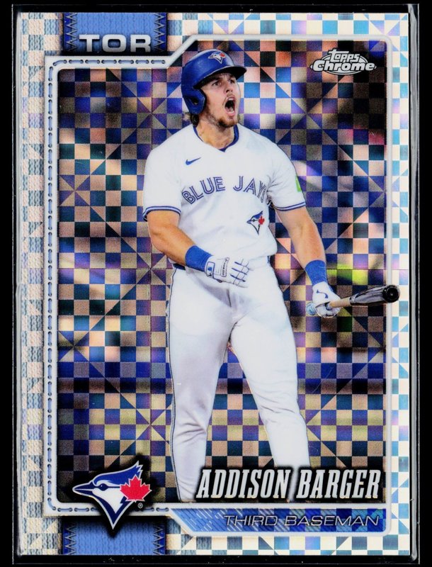 2026 Topps Chrome #276 Addison Barger X-Fractors