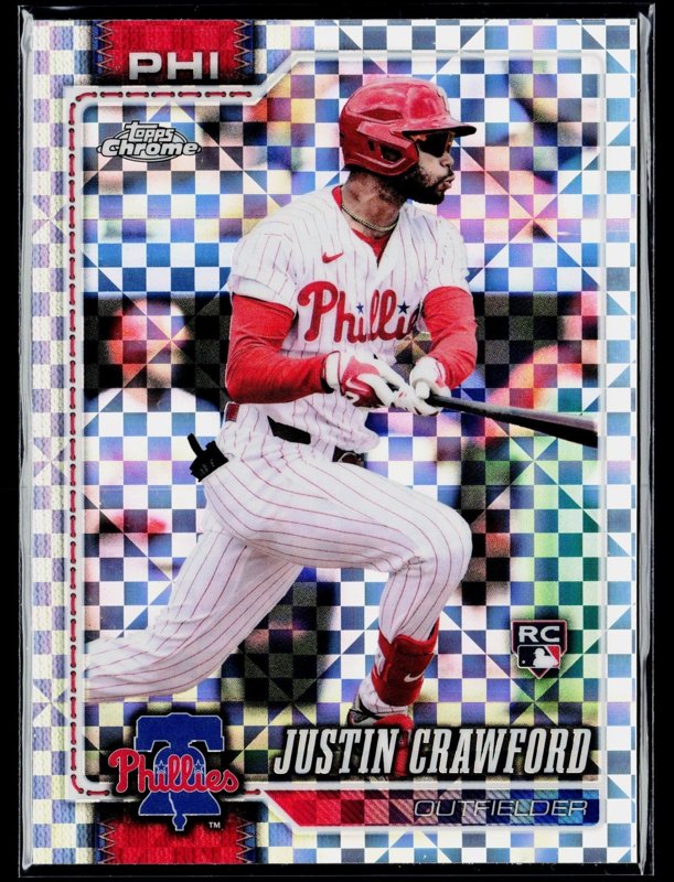 2026 Topps Chrome #73 Justin Crawford X-Fractors