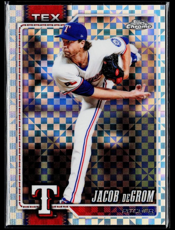 2026 Topps Chrome #266 Jacob deGrom X-Fractors