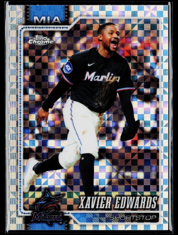 2026 Topps Chrome #204 Xavier Edwards X-Fractors