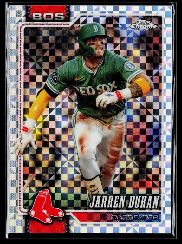 2026 Topps Chrome #95 Jarren Duran X-Fractors