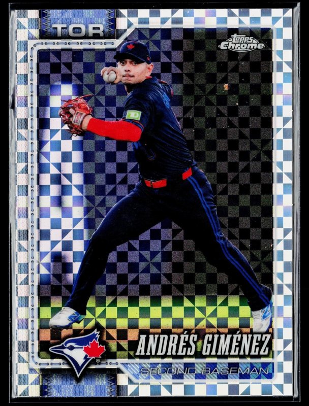 2026 Topps Chrome #286 Andrés Giménez X-Fractors