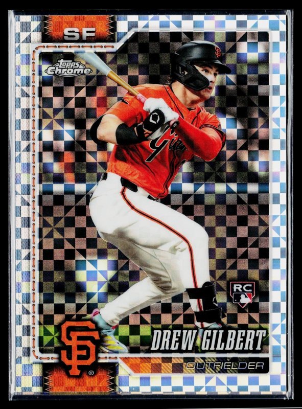 2026 Topps Chrome #126 Drew Gilbert X-Fractors