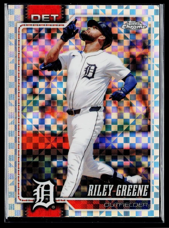 2026 Topps Chrome #180 Riley Greene X-Fractors