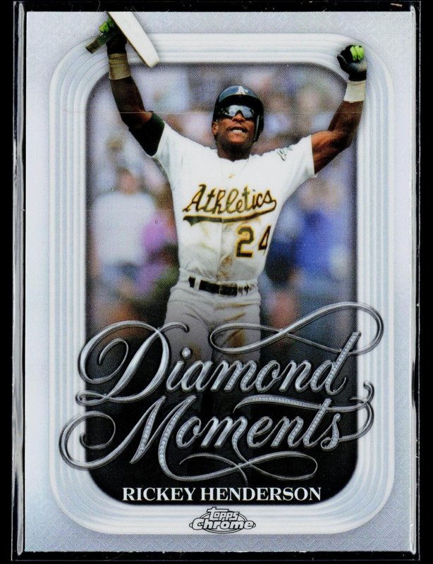 2026 Topps Chrome #DM-21 Rickey Henderson Diamond Moments