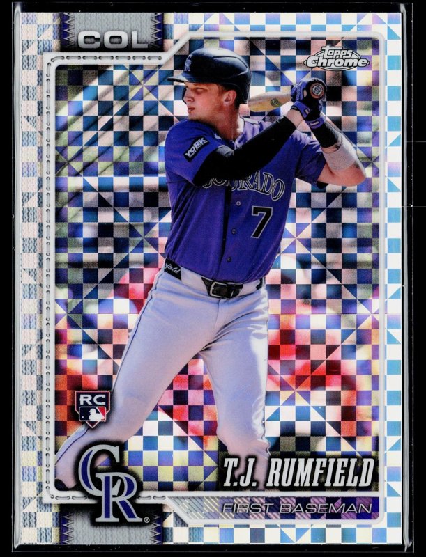 2026 Topps Chrome #181 T.J. Rumfield X-Fractors
