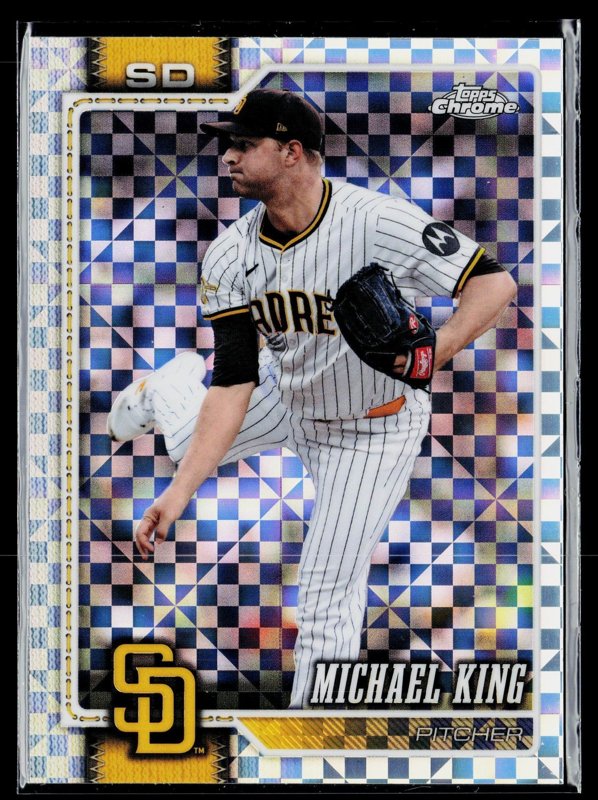 2026 Topps Chrome #172 Michael King X-Fractors