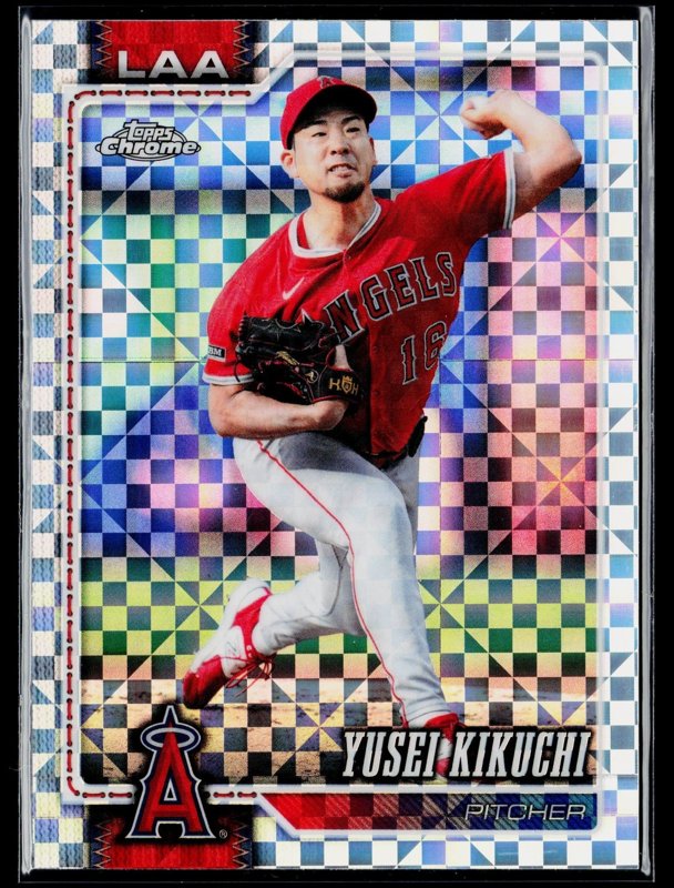 2026 Topps Chrome #36 Yusei Kikuchi X-Fractors