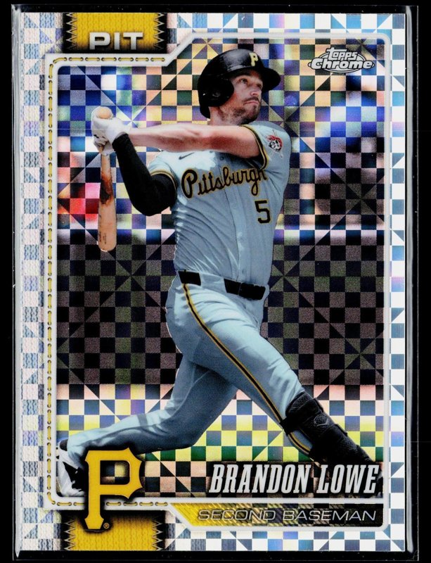 2026 Topps Chrome #72 Brandon Lowe X-Fractors