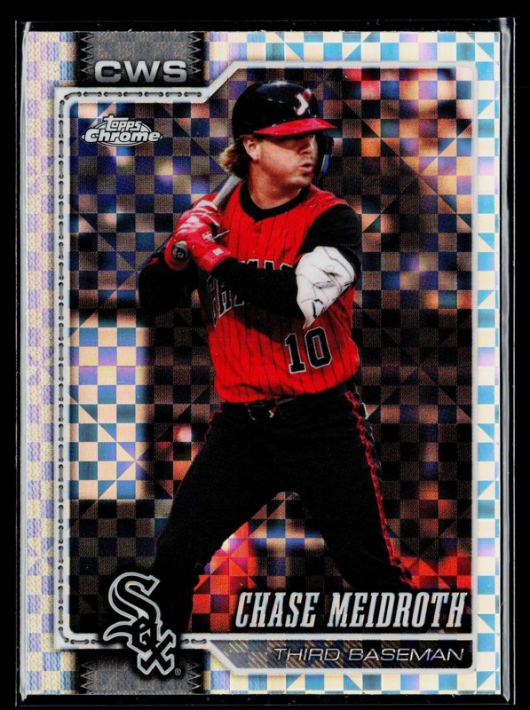 2026 Topps Chrome #98 Chase Meidroth X-Fractors