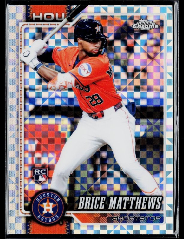 2026 Topps Chrome #169 Brice Matthews X-Fractors