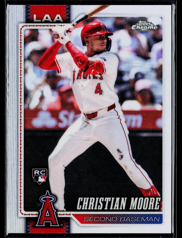 2026 Topps Chrome #232 Christian Moore Refractors