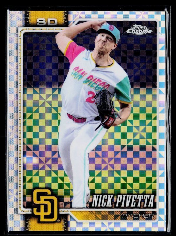 2026 Topps Chrome #96 Nick Pivetta X-Fractors