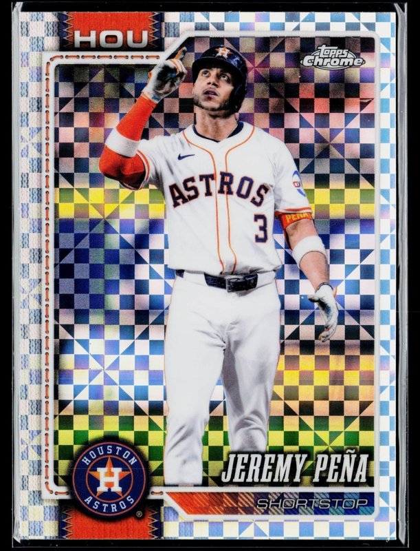 2026 Topps Chrome #157 Jeremy Peña X-Fractors