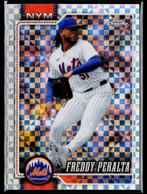 2026 Topps Chrome #67 Freddy Peralta X-Fractors