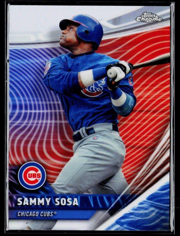 2026 Topps Chrome #RVA-4 Sammy Sosa Chrome Rivals Away