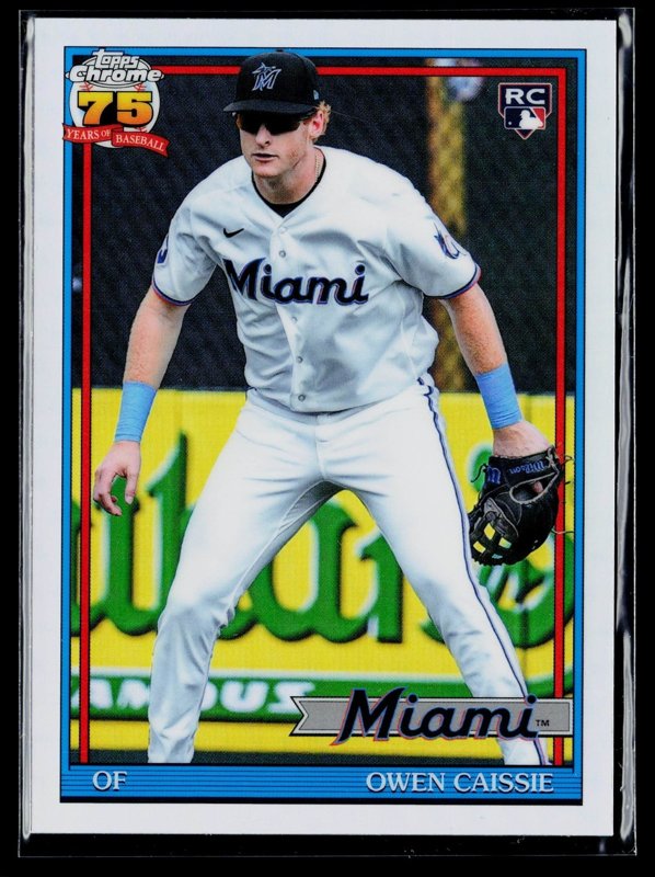 2026 Topps Chrome #91CB-27 Owen Caissie 1991 Topps Baseball 35th Anniversary