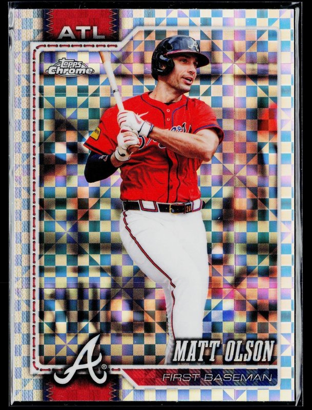 2026 Topps Chrome #241 Matt Olson X-Fractors
