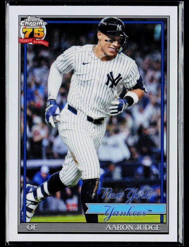 2026 Topps Chrome #91CB-2 Aaron Judge 1991 Topps Baseball 35th Anniversary