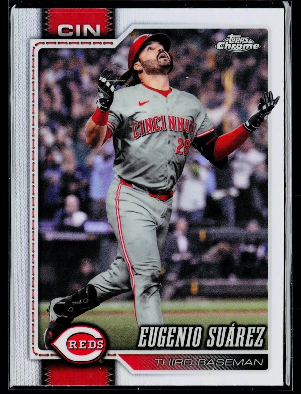 2026 Topps Chrome #203 Eugenio Suárez Refractors
