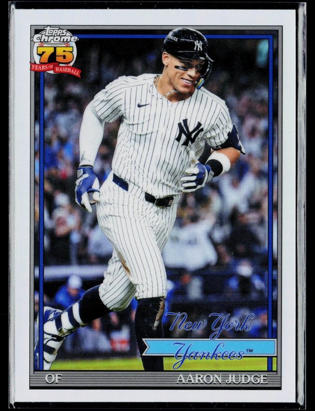 2026 Topps Chrome #91CB-2 Aaron Judge 1991 Topps Baseball 35th Anniversary