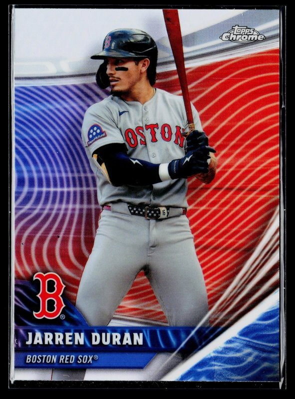 2026 Topps Chrome #RVA-20 Jarren Duran Chrome Rivals Away