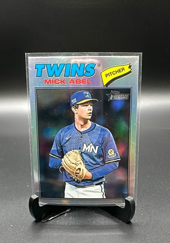 2026 Topps Heritage #292 Mick Abel Chrome Refractors