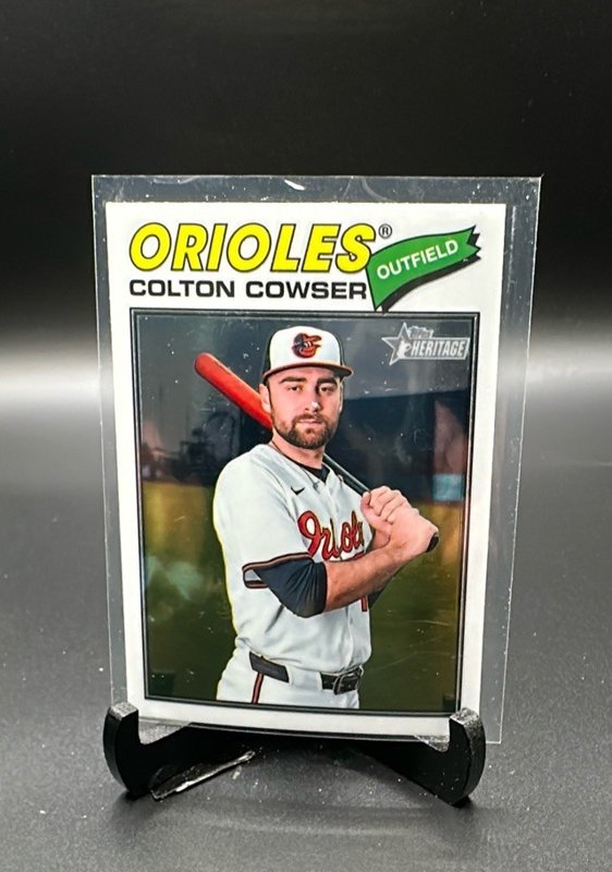 2026 Topps Heritage #338 Colton Cowser Chrome
