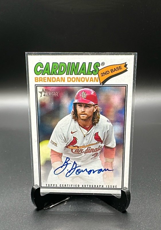 2026 Topps Heritage #ROA-BD Brendan Donovan Real One Autographs
