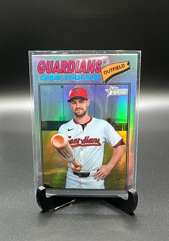 2026 Topps Heritage #285 Lane Thomas Chrome Refractors