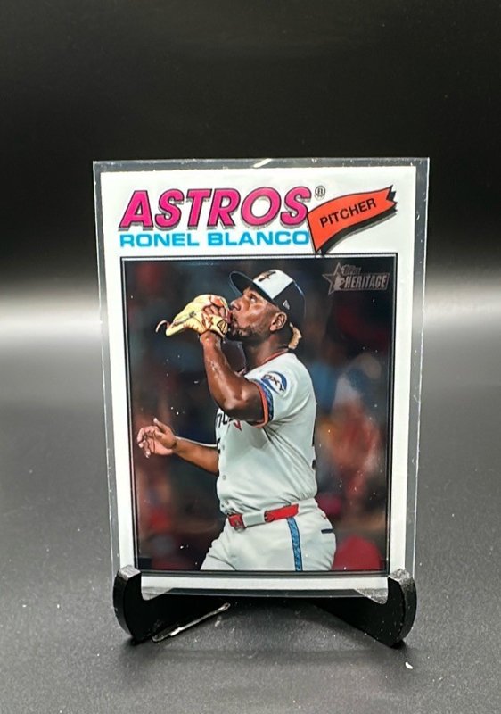 2026 Topps Heritage #185 Ronel Blanco Chrome
