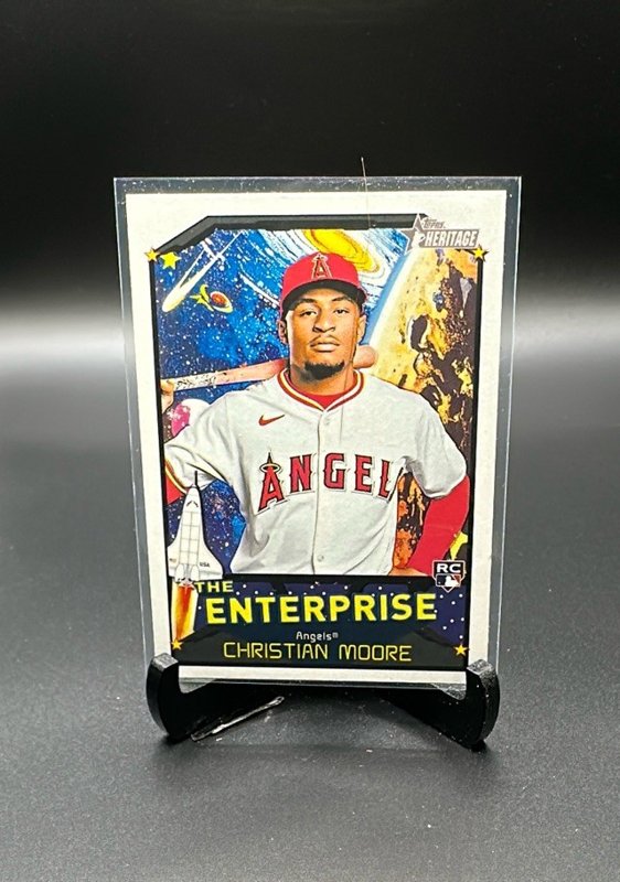 2026 Topps Heritage #TE-CMO Christian Moore The Enterprise