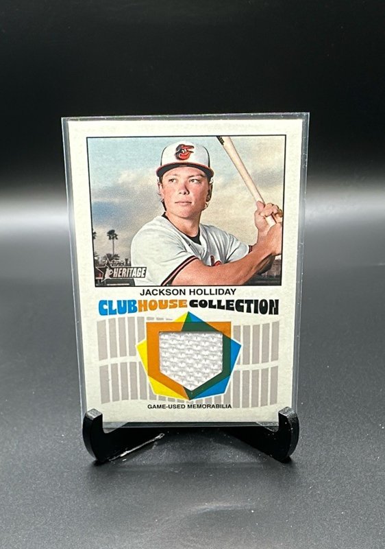 2026 Topps Heritage #CCR-JH Jackson Holliday Clubhouse Collection Relics