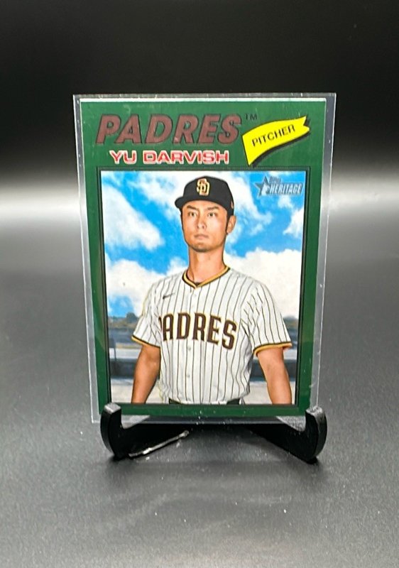 2026 Topps Heritage #120 Yu Darvish Dark Green