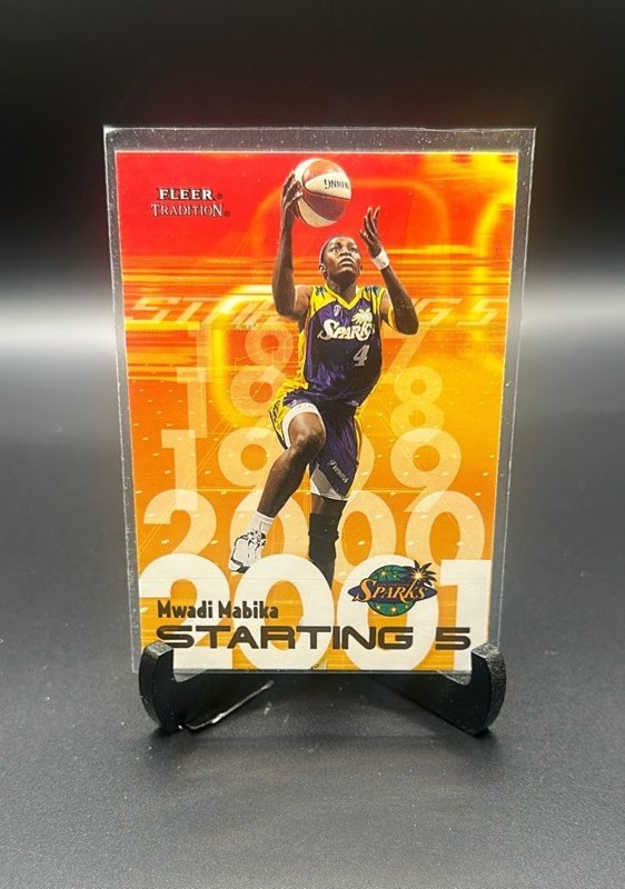 2001 Fleer Tradition WNBA #9 S5 Mwadi Mabika Starting Five