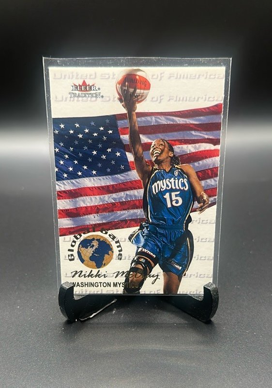 2001 Fleer Tradition WNBA #19 GG Nikki McCray Global Game