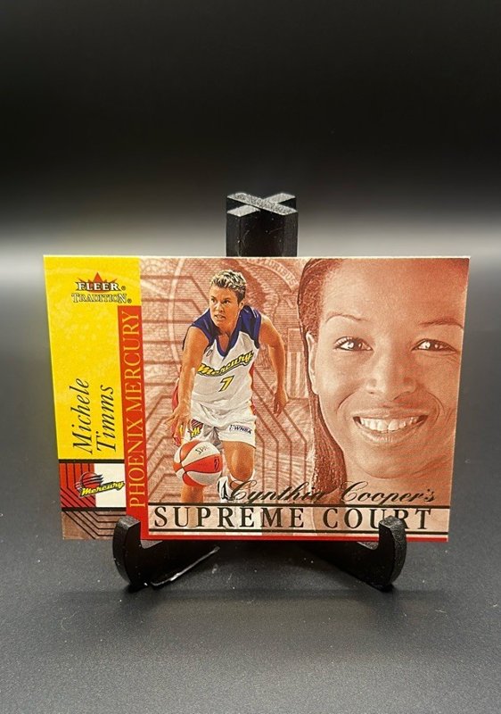 2001 Fleer Tradition WNBA #10 SC Michele Timms Cynthia Cooper's Supreme Court