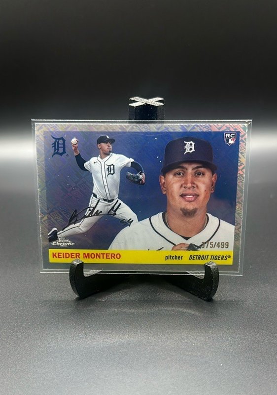 2025 Topps Chrome Platinum #338 Keider Montero Topps Refractors #/499