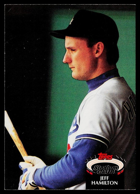 1992 Stadium Club #339b Jeff Hamilton