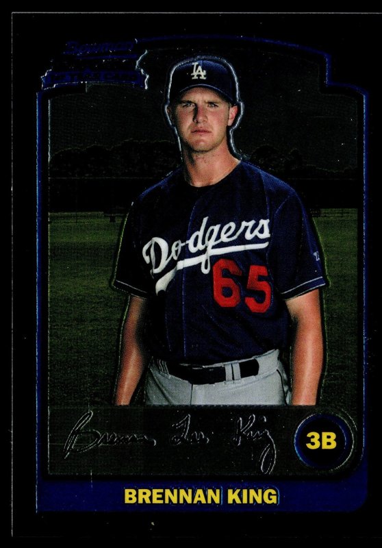 2003 Bowman Chrome #244 Brennan King