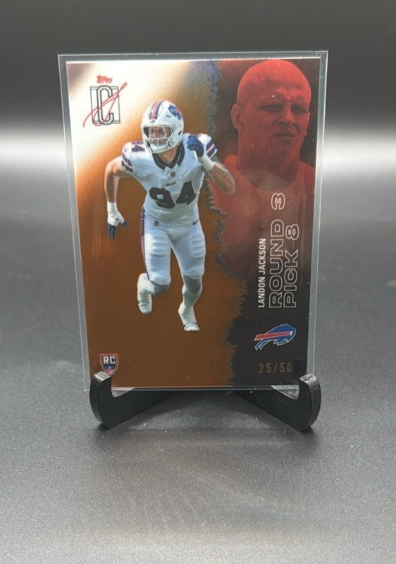 2025 Topps Signature Class #173 Landon Jackson Orange #/50