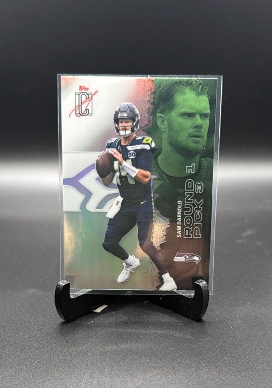 2025 Topps Signature Class #47 Sam Darnold Chrome Refractor