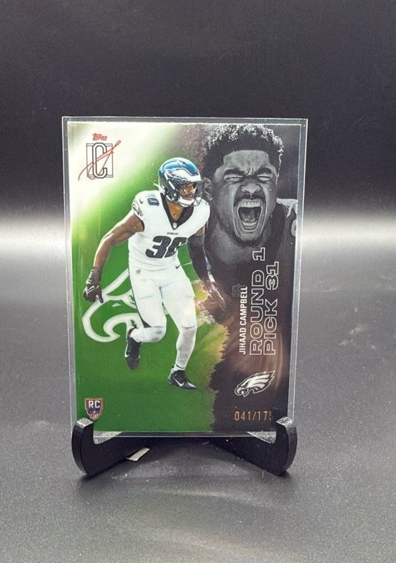 2025 Topps Signature Class #153 Jihaad Campbell Lime Green #/175