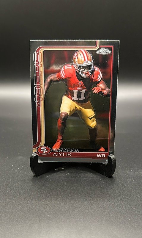 2025 Topps Chrome #266 Brandon Aiyuk