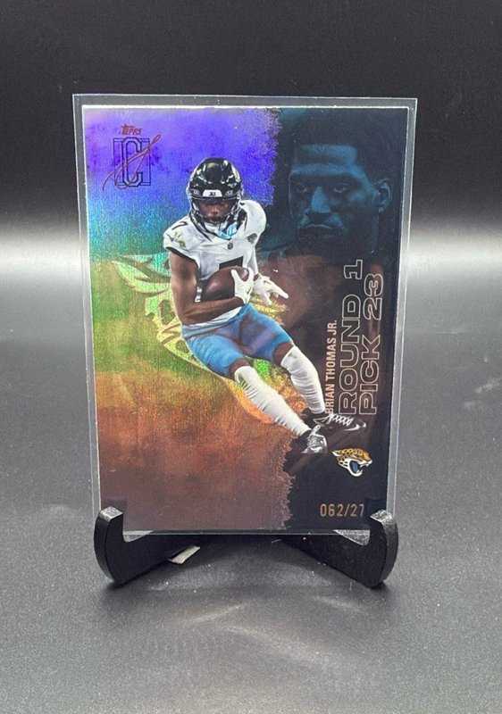 2025 Topps Signature Class #79 Brian Thomas Jr. Silver #/275